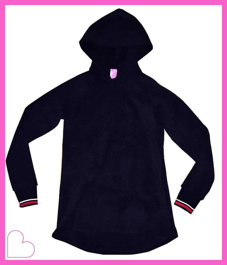 POLARITY HOODIE DRESS