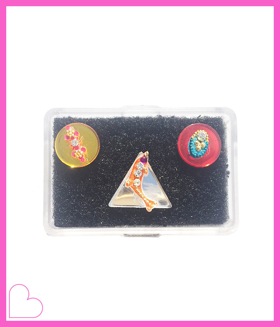DOLPHIN HEART PRINCESS TRIO HAIR CANDY