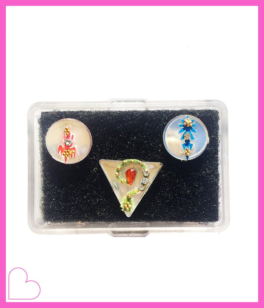 GREEN KUNDALINI PRINCESS TRIO HAIR CANDY